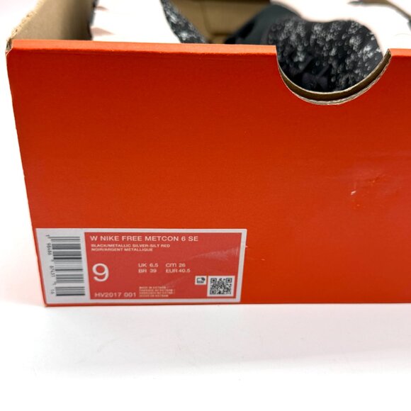 Nike Womens Free Metcon 6 SE Black Silt Red Shoes Sz 9 New HV2017-001 - Picture 10 of 11